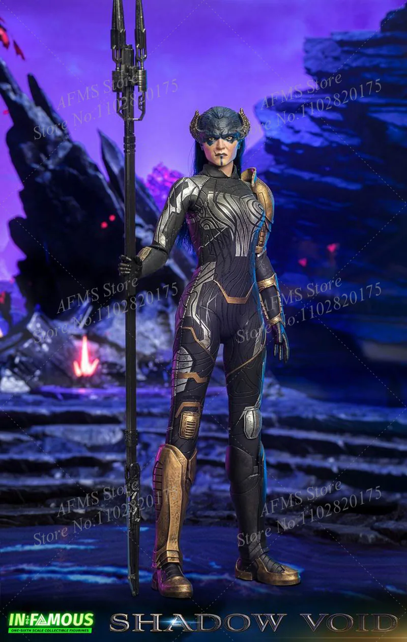 IN-FAMOUS IF002 1/6 Women Soldier Proxima Midnight Avengers Full Set 12Inch Action Figure Body Best Fans Collectible Model