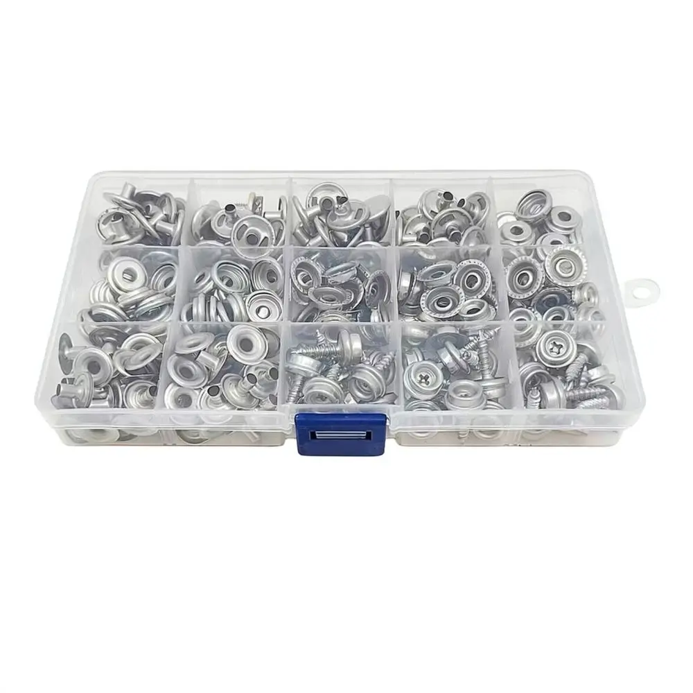 Professional Stainless Steel Snaps Kit For Marine Canvas Boat Tent Cover Heavy Duty Fabric Repair Sewing Button Craft Supplies