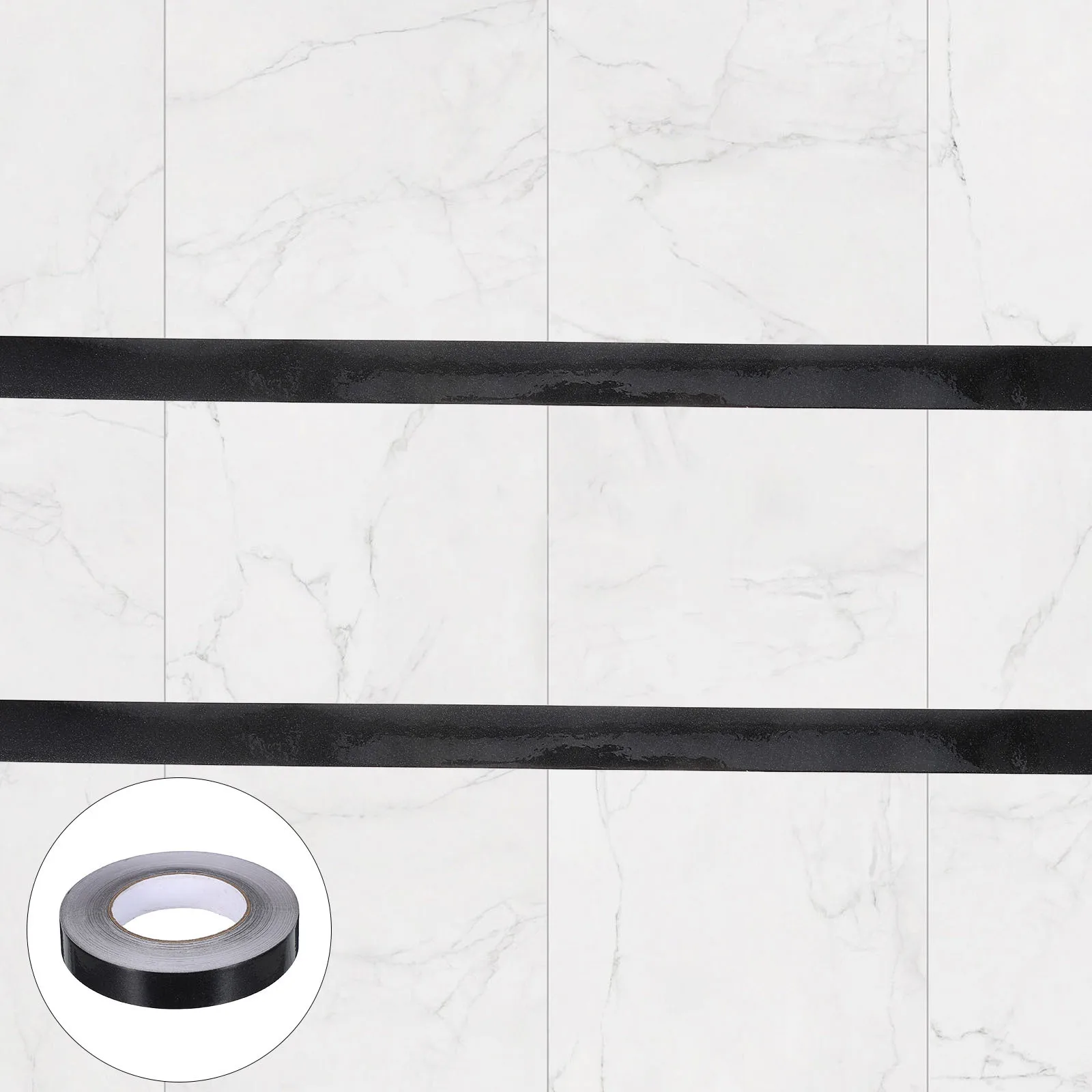 

1 Roll 50M Black Self-Adhesive Waterproof Caulk Strip For Bathroom Kitchen Wall Corner Sealing Tub Surround Toilet Base