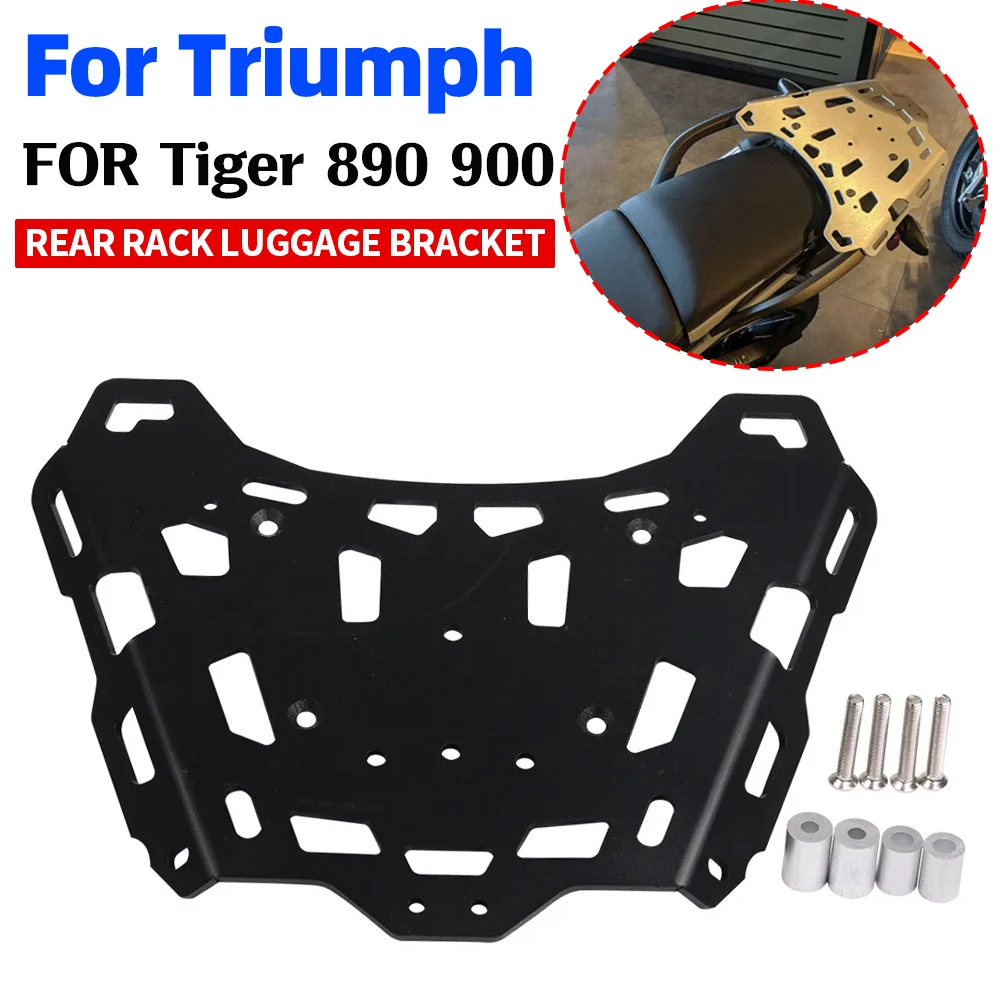 

For Triumph Tiger 900 Tiger 850 Sport 2021 2022 2023 Accessories Rear Luggage Rack Carrier Shelf Top Box Holder Support Bracket