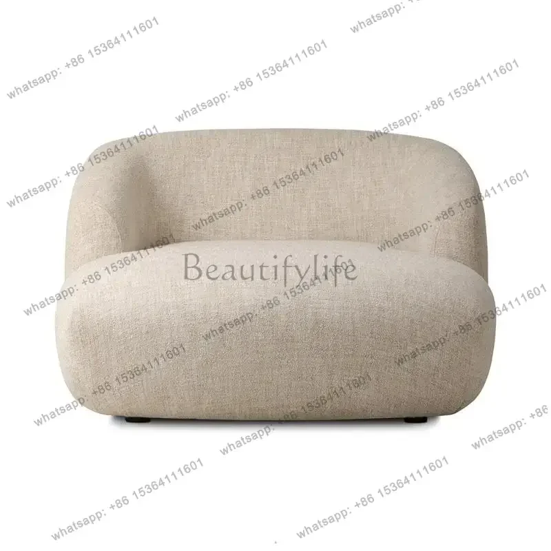 French antique separate concubine chair, simple small apartment light luxury single sofa, concubine reclining chair