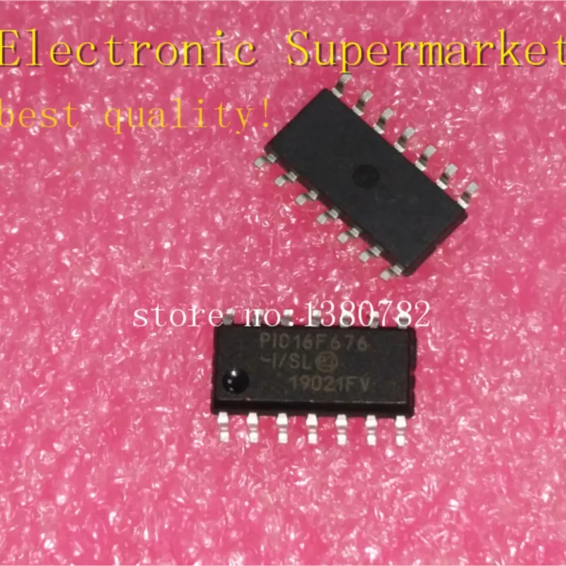 

Free Shipping 10pcs-100pcs PIC16F676-I/SL SOP-14 IC In stock!