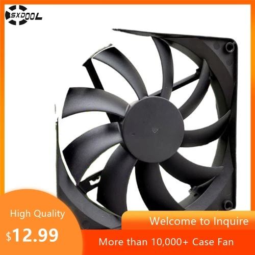 

135x135x25mm 24V Dual Ball Bearing Cooling Fan, 0.2A 2200RPM, 2-Wire Lead for Server, Chassis, and Power Supply