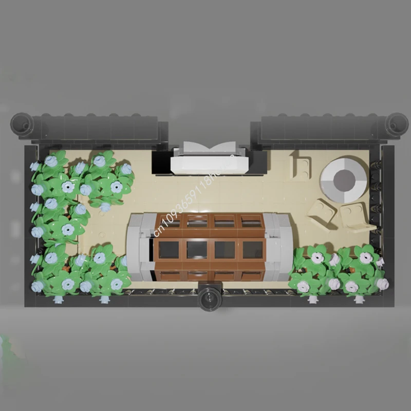 2887 pçs moc a biblioteca de tijolos modelo de construção modular blocos educação aniversário criativo brinquedos diy montar presentes de natal