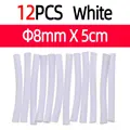 12 piezas blancas de 8 mm