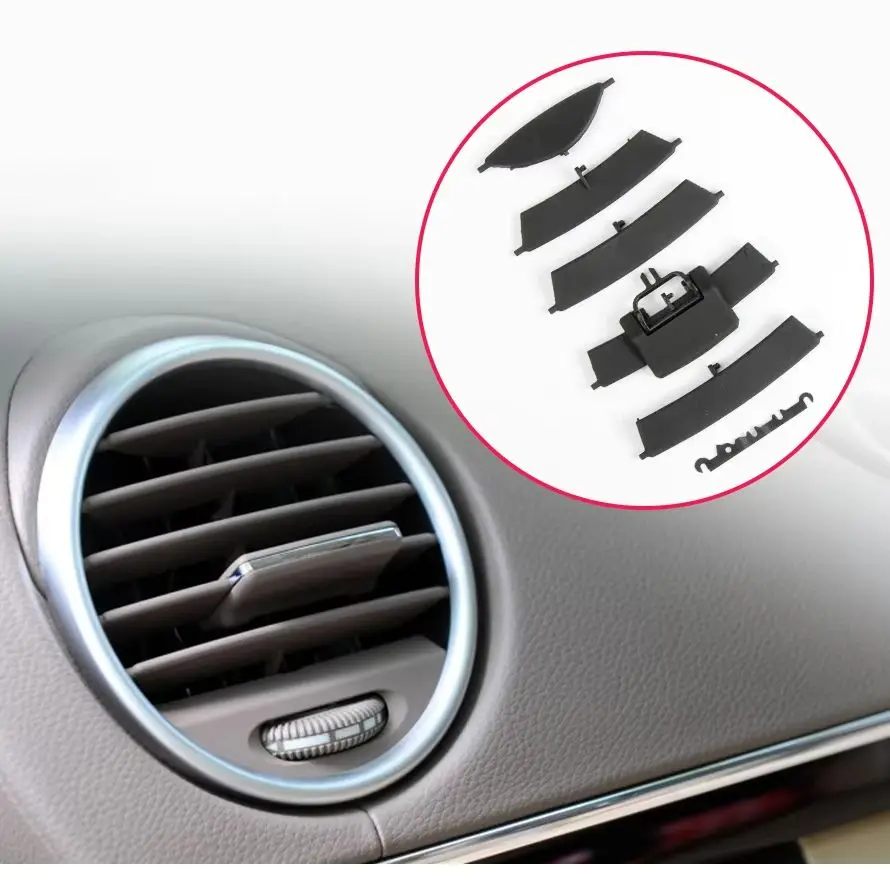 Car Front Dash Air Conditioning AC Vent Grille Repair Kit For Mercedes Benz W164 ML GL 300 350 450 500 2005‑2011 1648302354