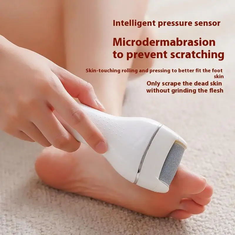Electric Foot Callus Remover USB Charging Foot Scrubber File Portable Waterproof Foot Filer Pedicure Tool For Dry And Crack Feet