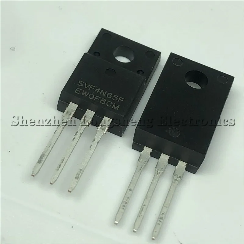 10PCS/LOT New SVF4N65F 4N65 TO-220F MOC Field Effect In Stock