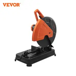 VEVOR Tronçonneuse à Métaux Scie à Onglet 0-45° Lame de 35,5 cm Meule Abrasive