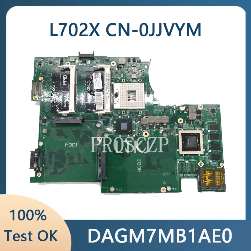 

CN-0JJVYM 0JJVYM JJVYM Mainboard For DELL17 L702X Laptop Motherboard DAGM7MB1AE0 GT550M 1G Motherboard for Dell Laptop Mainboard