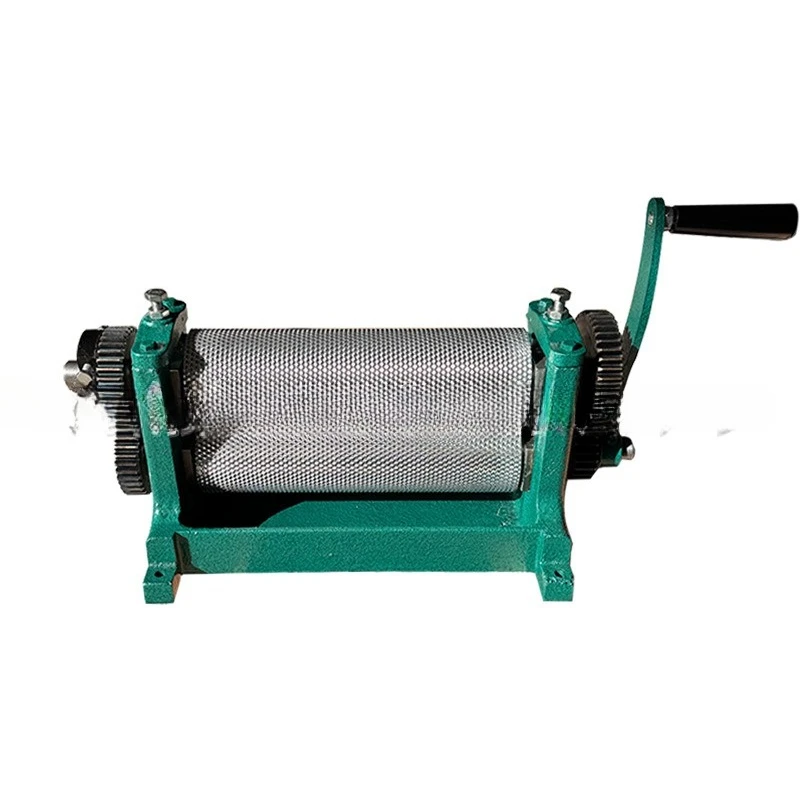 Manual Roller Aluminum Combination Italian Bee Nest Base Machine Honeycomb Honeycomb Beeswax Embossing Machine