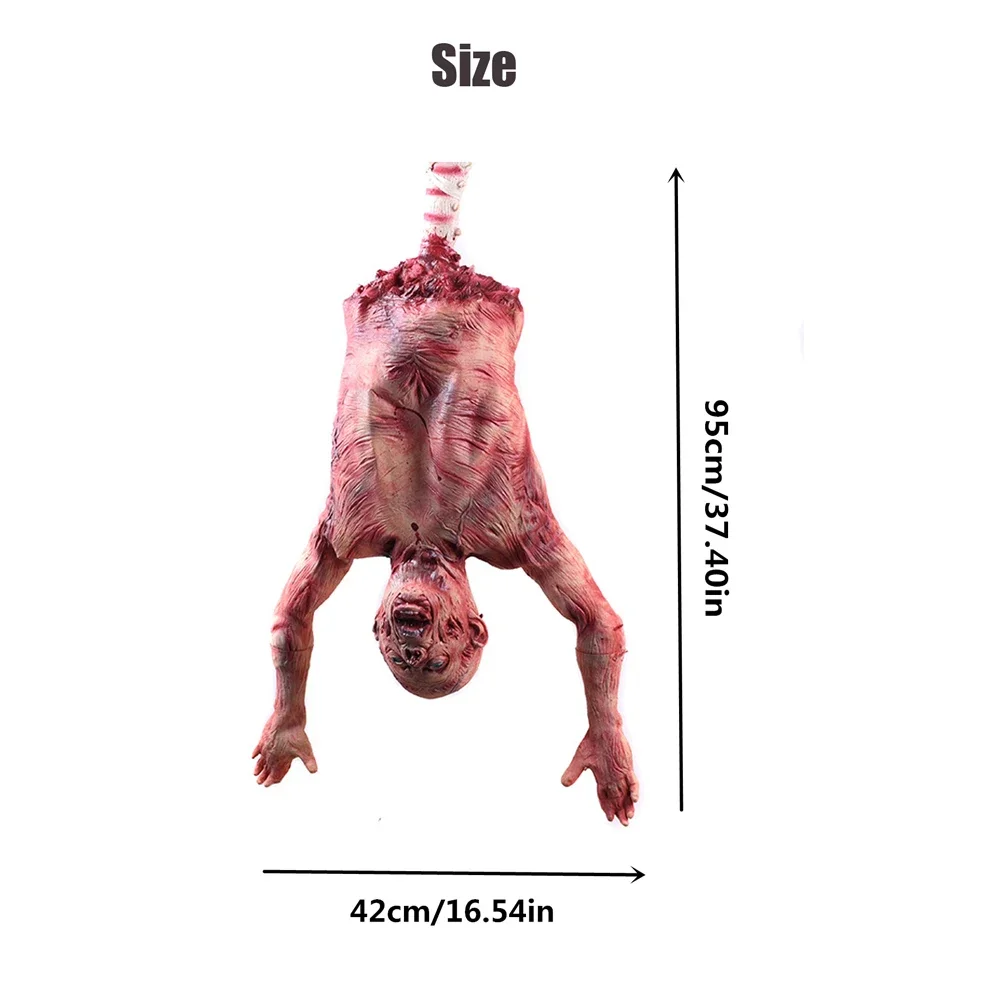 Halloween Party Decoration Prank Props Bloody Amputated Limb Zombie Corpse Broken Legs Simulation Toy for Haunted House Bar