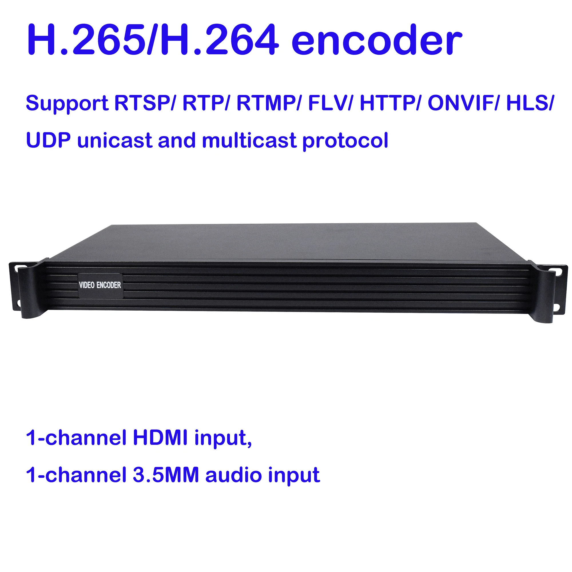 

free shipping one HDMI to IP encoder, IP encoder, H.265 HD encoder, 1U rack chassis