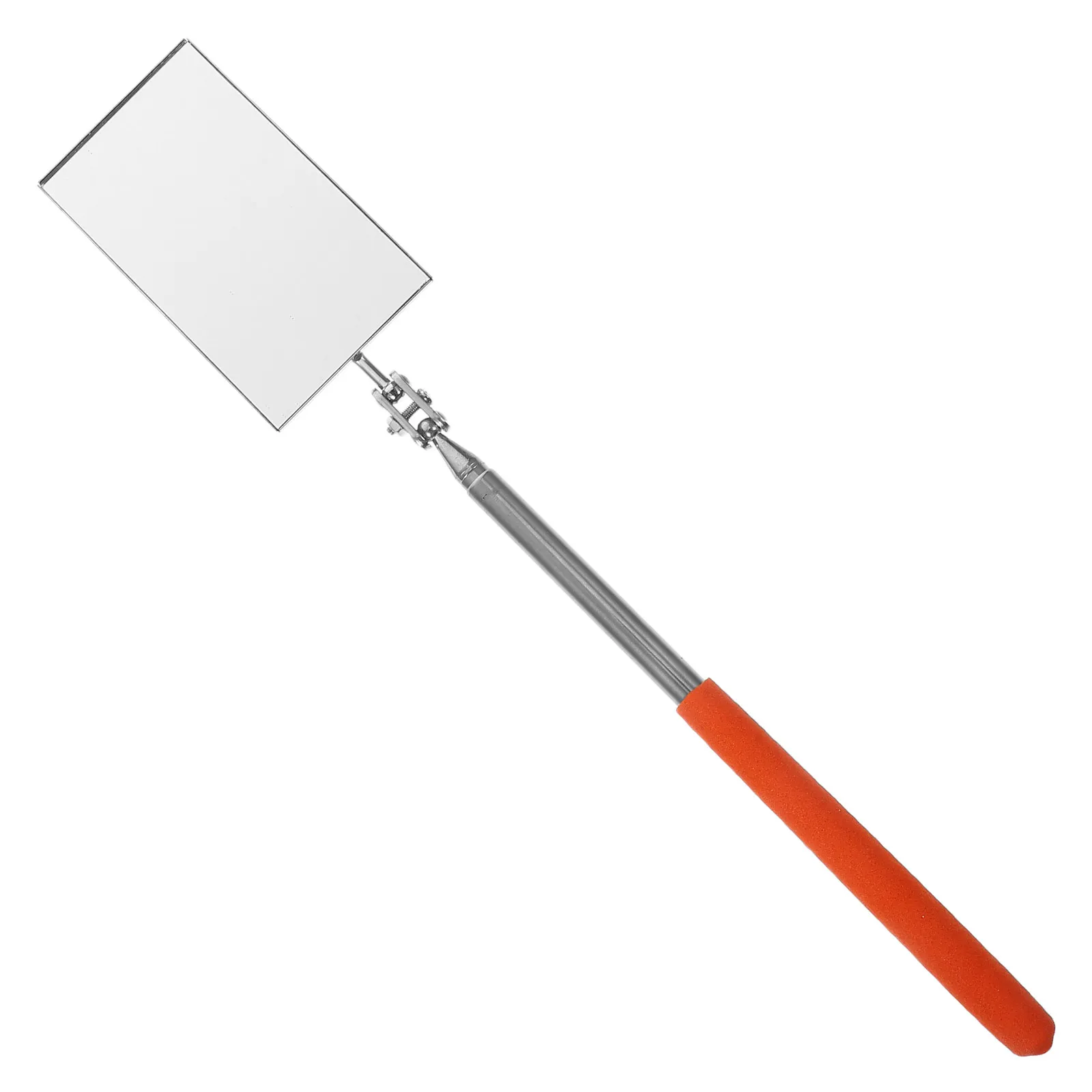 Foldable Telescoping Inspection Mirror for Vehicle Undercarriage Auto Mechanic Wall Interior Roof Checks Clear Large Square