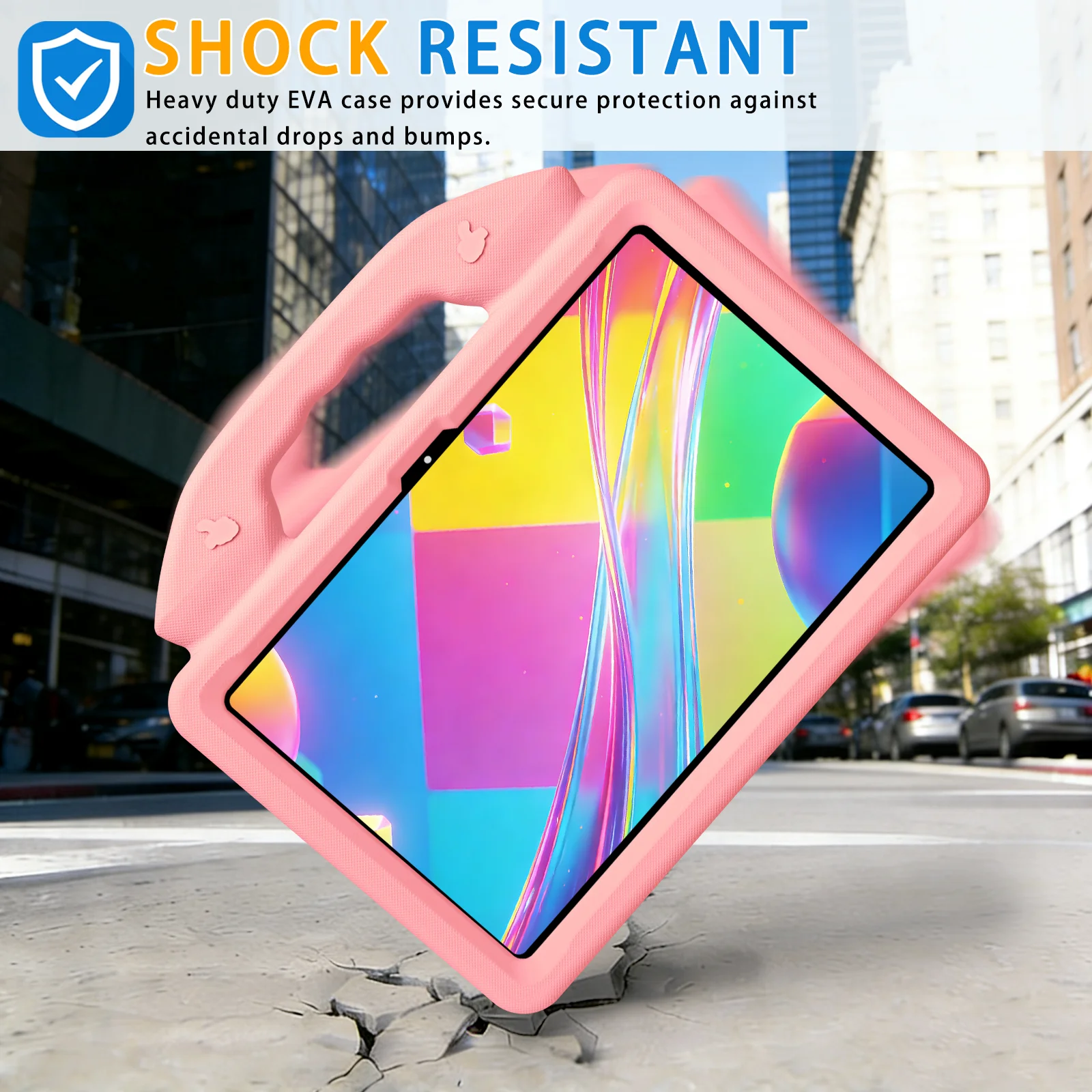 Etui EVA dla dzieci z funkcją stojaka do Xiaomi Redmi Pad 2 SE 9.7 cala 2026 Poco Pad C1, pokrowiec na tablet z uchwytem i podstawką do Redmi Pad 2 9.7" — zdjęcie produktu 3