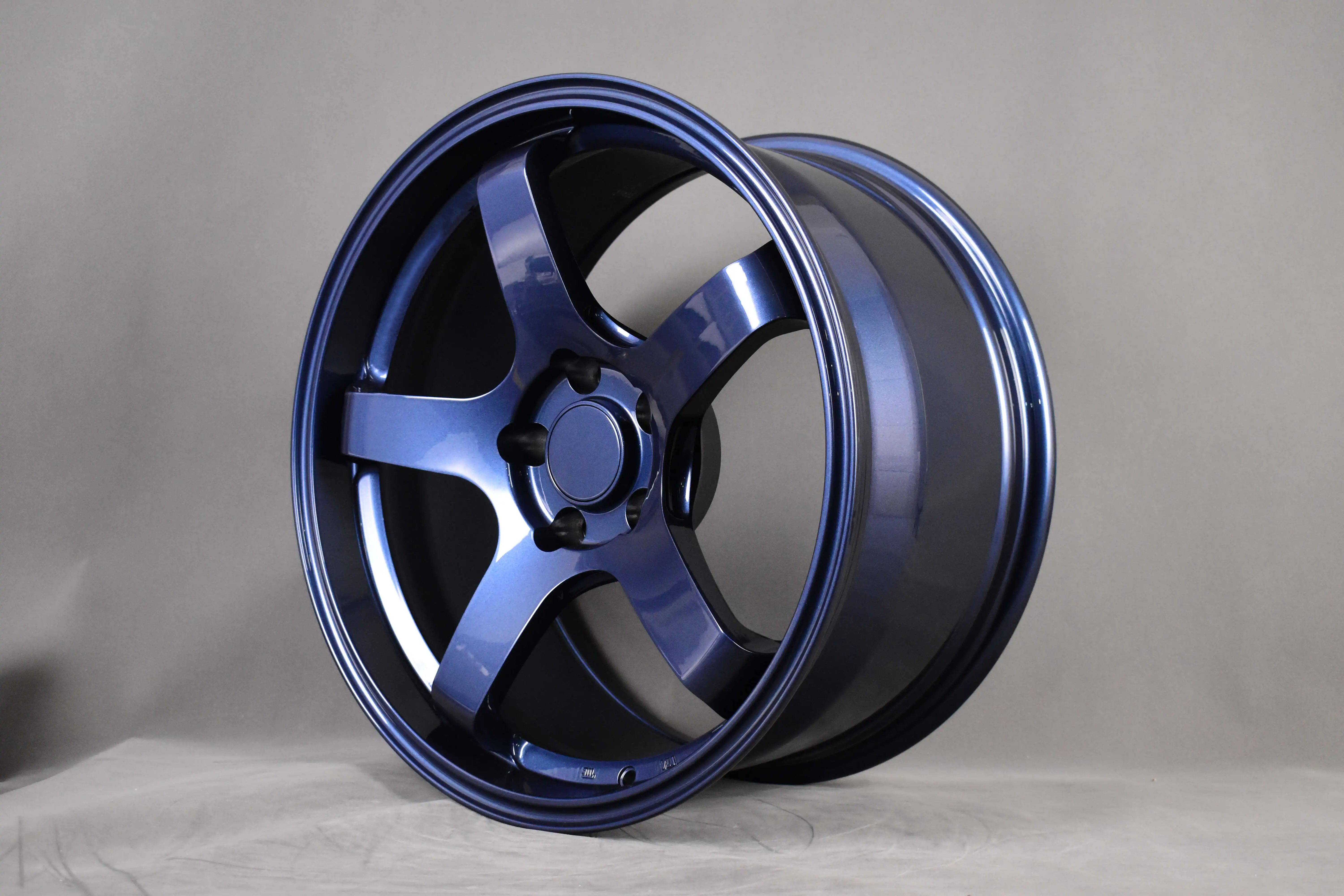 For  GT Mag Blue Concave 5 Spoke 5 Holes 17 18 19 20 Inch 5x114.3 Forged Car Rims Wheels for Nissan BMW TOYOTA