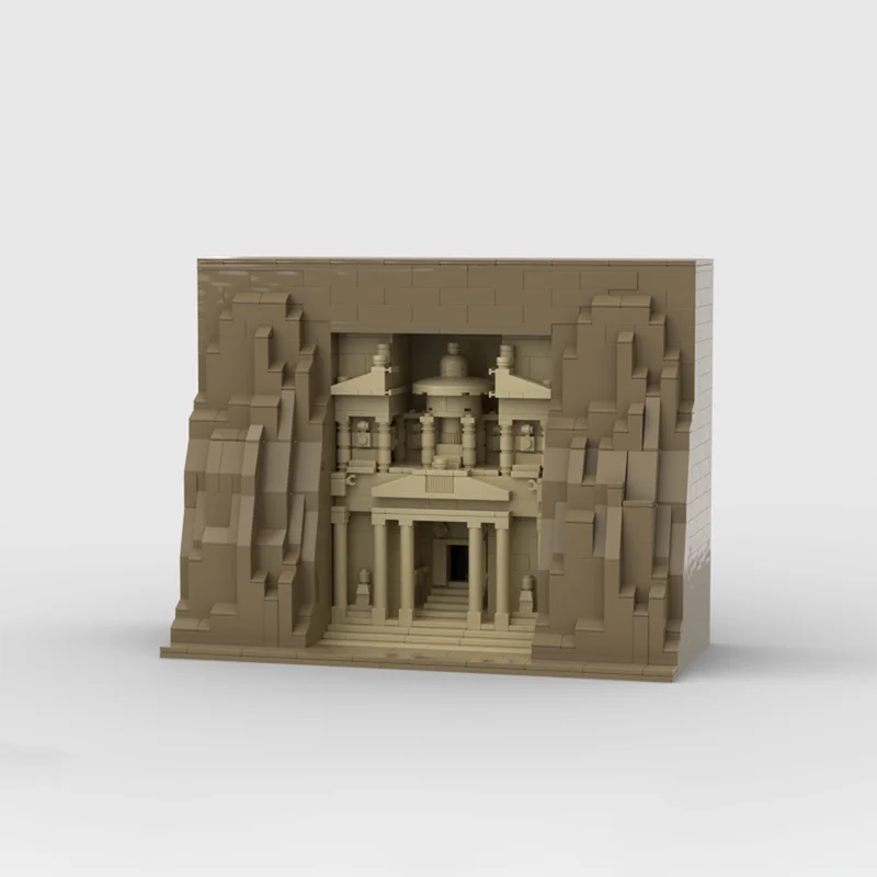 Petra Treasure House Modular MOC Creative Street View ชุดอาคารบล็อกอาคาร DIY การศึกษาชุดประกอบของขวัญ