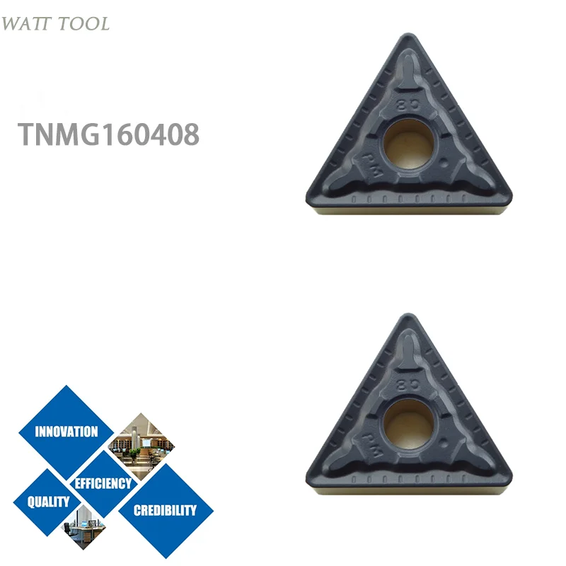 10pcs TNMG160408-PM TNMG160408-TM Cemented carbide and cermet inserts General Turning Inserts