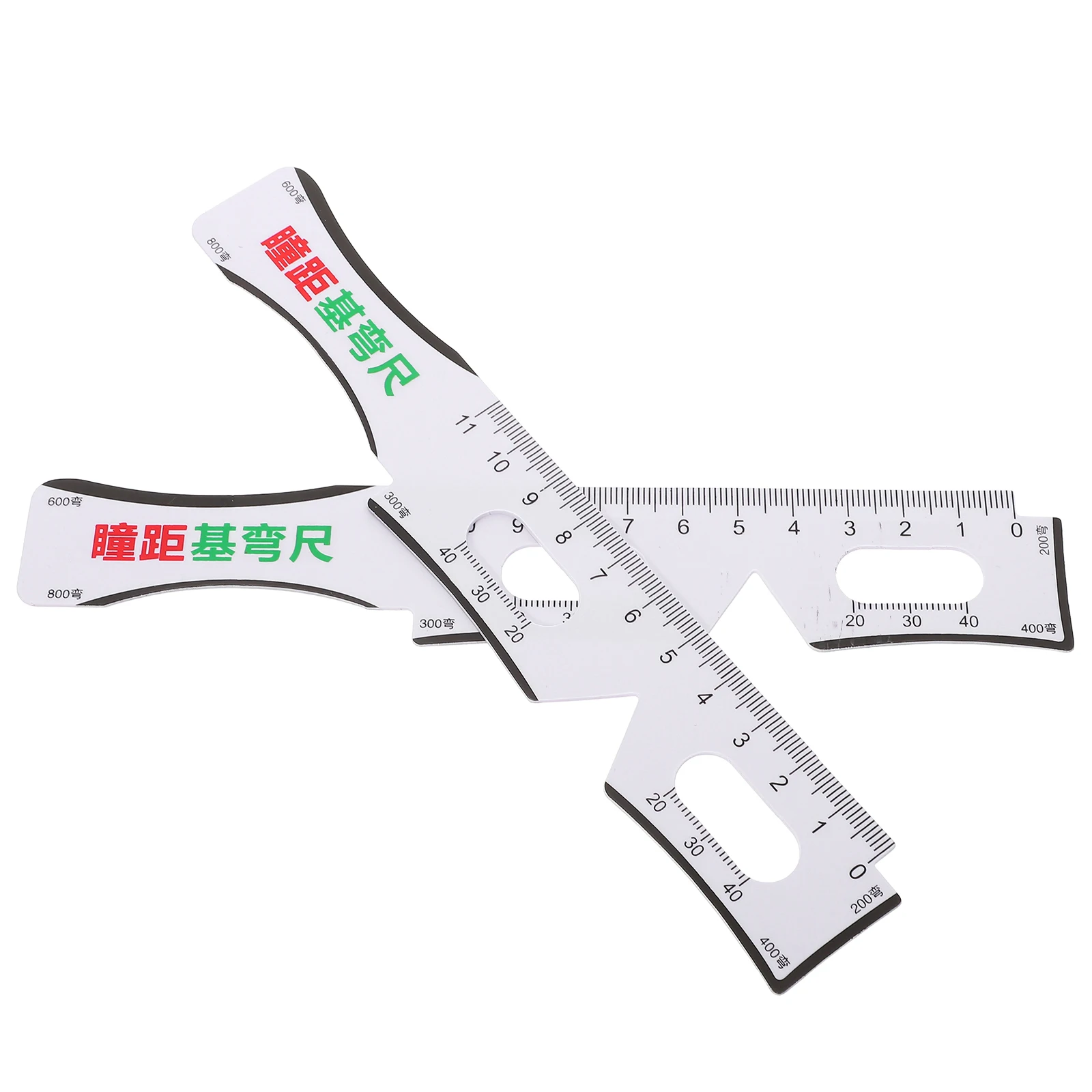 

2pcs Pupillary Ruler Soft Tape Eye Exam Occluder Vision Testing Interpupillary Distance Ruler Tool Healthcare Accessories