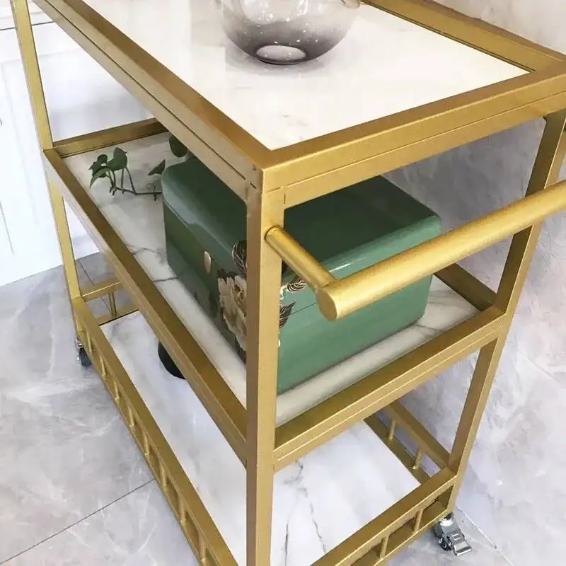 صالون الأثاث الجمالية عربة مساعدة عربات Lashista مانيكير الأثاث الأسنان أداة عربة تخزين عربة الجمال الفاخرة