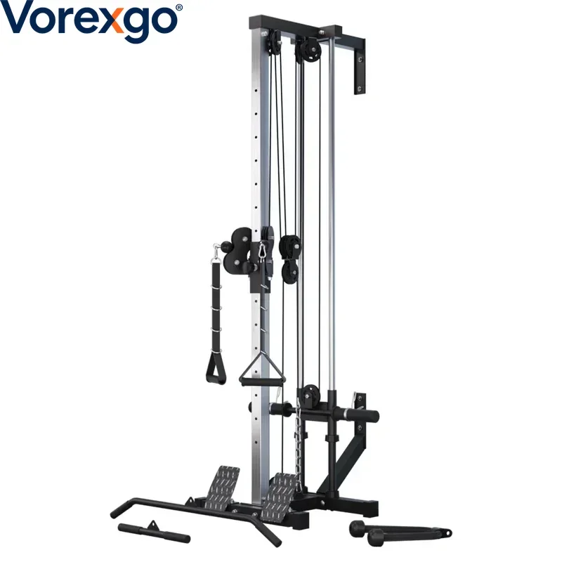 Home Gym Equipment Multi-Function Wall-Mounted Fly Machine High Pulley Lat Pulldown Machine Muscle Shaping Pulley System Pulley