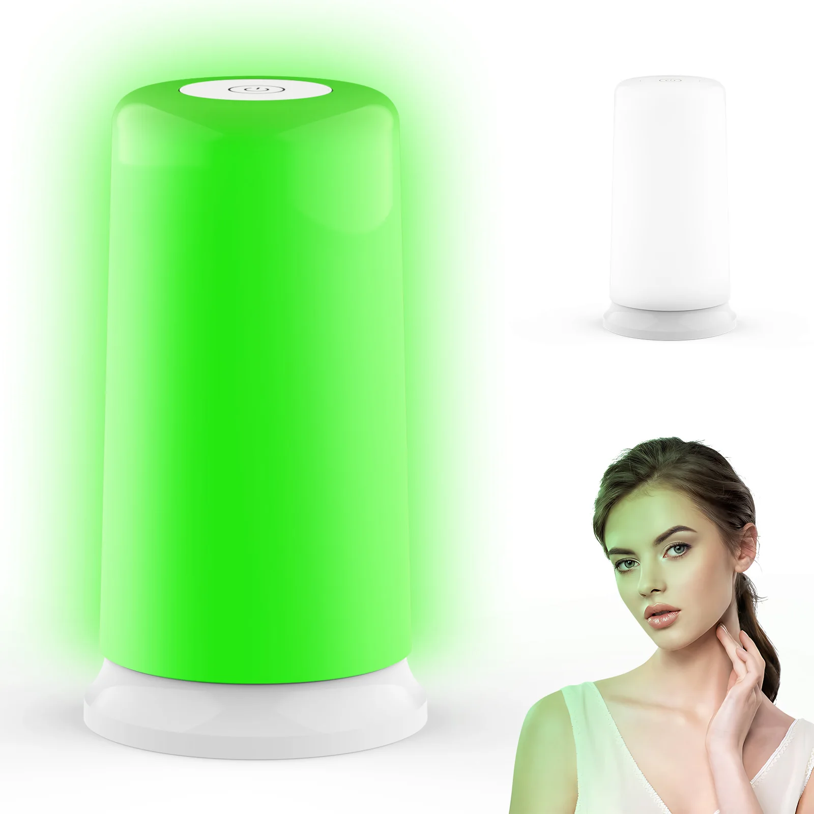 

SAD Light Therapy Lamp 520nm 12000 Lux Green White Light Therapy Device for Insomnia&Anxiety&Stress Relief&Better Sleep