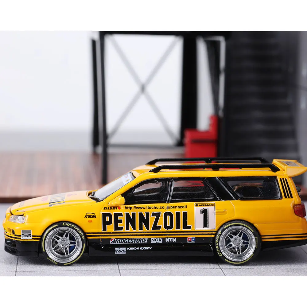 Kicarmod 1/64 Harzräder mit Gummireifen für Druckgussmodell, deutsche Sportwagenteile, RacingToy, 4-teiliges Set – Detail 7