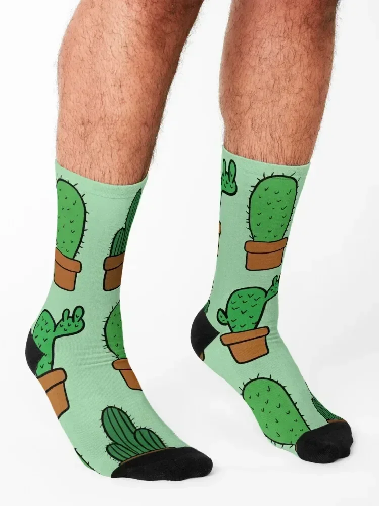 Cactus set design Socks anti slip football christmas stocking floor football Men Socks Luxury Brand Women's