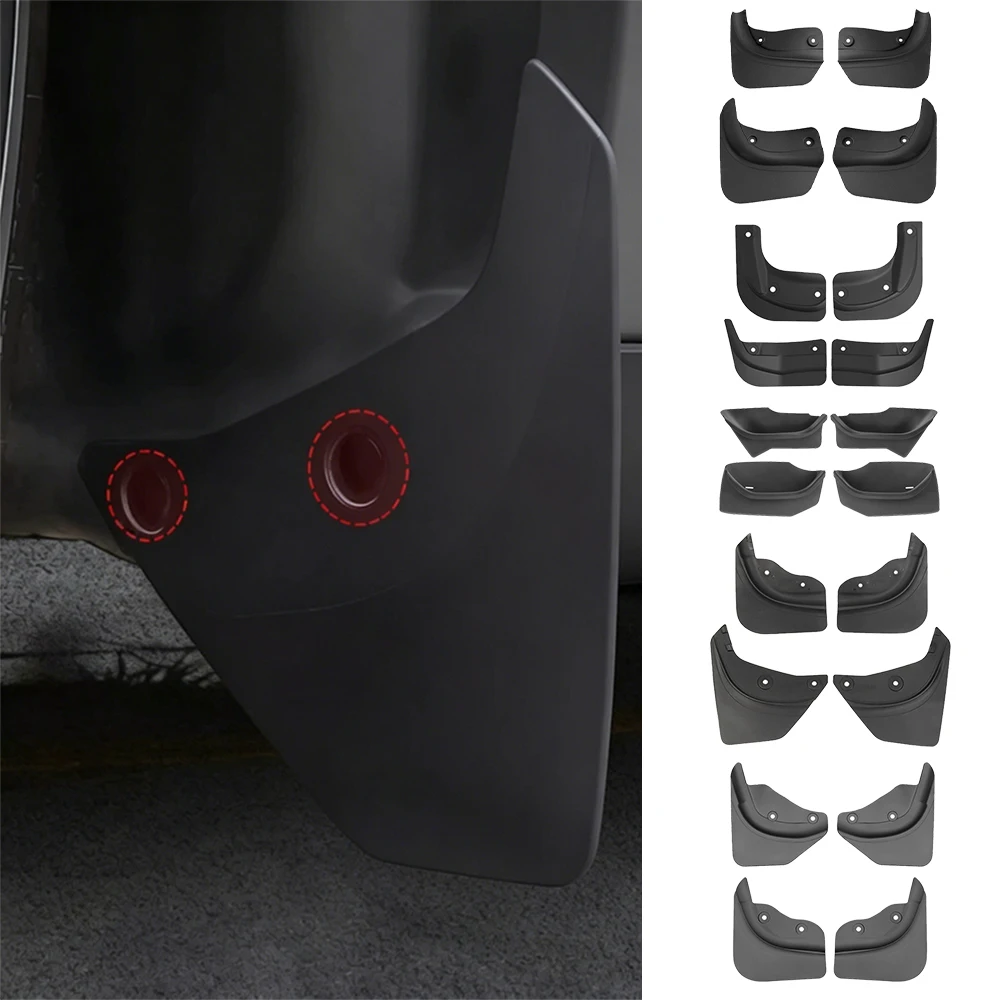 Upgraded Mud Flaps For Tesla Model Y L Model Y Launch Juniper Model 3 Highland Mudguard Original Wheel Fender Splash Guard Cover