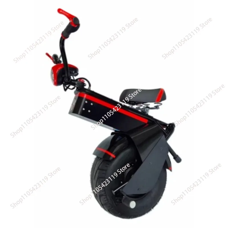 Electric Unicycle With Seat 1500W 60V One Wheel Self-balancing Electric Scooter Motorcycle For Adults 18 Inch Big Wheel view 2