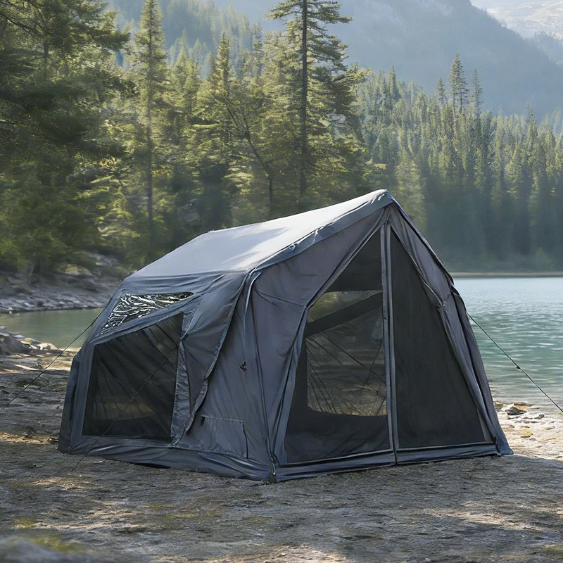 Coody Yustona Gray Inflatable Tent Durable Portable Outdoor Camping Shelter