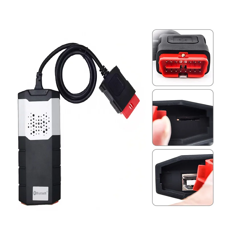 

New 2020.23 With Keygen Obd Obd2 Scanner 3 In1 For Delphis USB Bluetooth Car Diagnostic Repair Tool