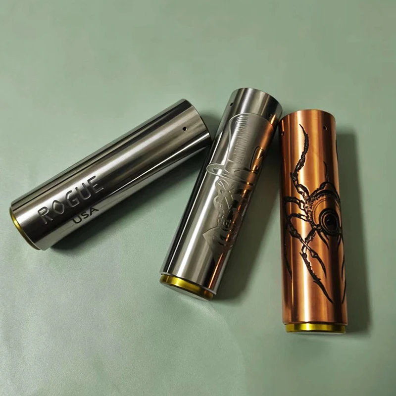 Rogue MOD 24m 316ss Fit Tek 18650 Pil Cam Tüp RBA RDA RDTA RTA Tankı Mekanik Mech Modları Dekoratif aksesuarlar