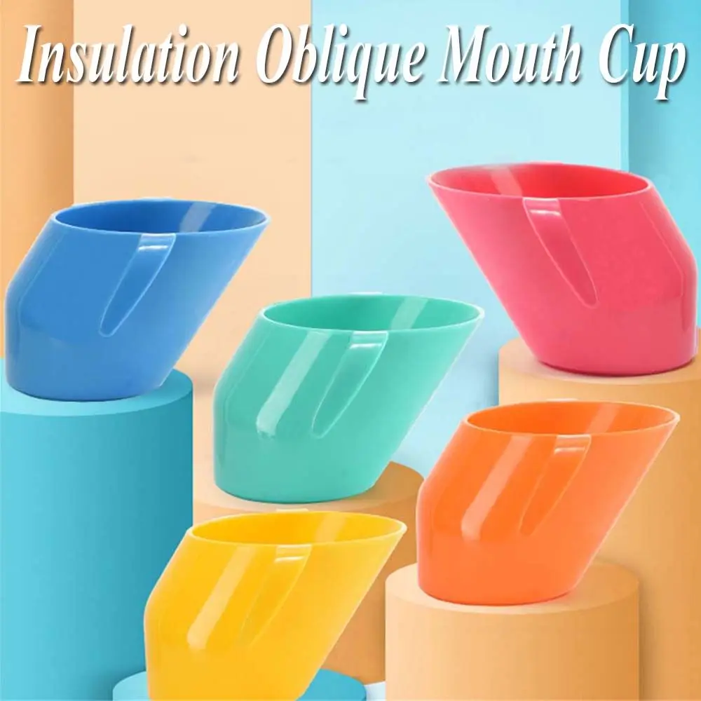 Resistant Leakproof Wash Cup Training Cup Baby Drinking Cups Baby Feeding Bottle Learning Drinking Cups Baby Oblique Mouth Cup