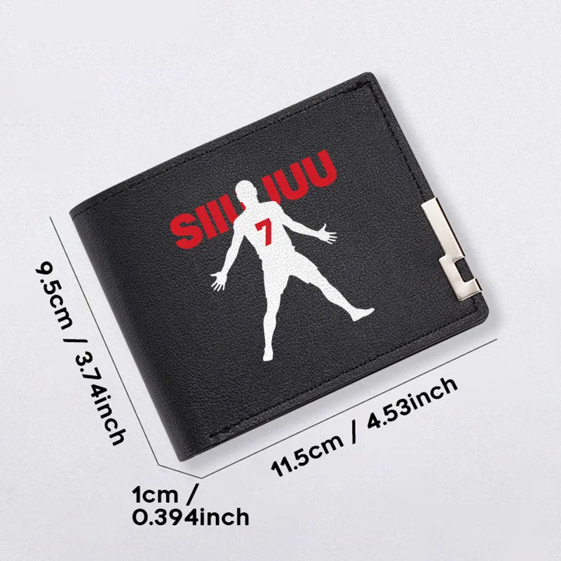 SILUJUU 7. СИЛУЭТНЫЙ ДИЗАЙН. МУЖСКИЙ КОМПАКТНЫЙ КОШЕЛЕК из искусственной кожи. ЛЕГКИЙ ВЫПУСКНЫЙ БИЗНЕС-СТИЛЬ МИНИМАЛИЧЕСКИЙ МОДНЫЙ АКСЕССУАРЫ.