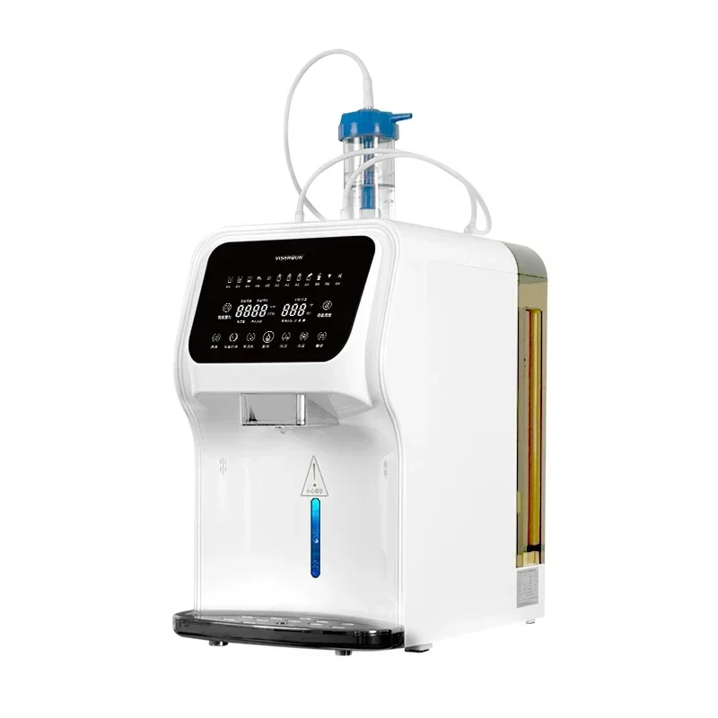 

Tabletop Smart Hydrogen inhalation machine multi-function RO Water hydrogen Dispenser
