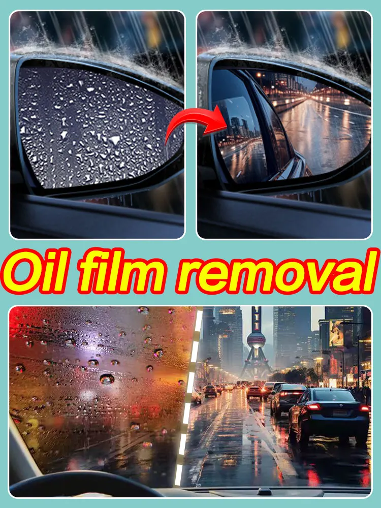 Glass Oil Film Removal Fast Cleaning Car Windshield