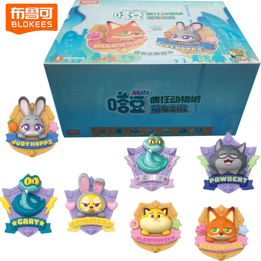 

Blokees Genuine Zootopia 2 Daadoos Mini Blind Box Cartoon Anime Peripheral Movable Model Assembly Toys desktop Ornament Gifts