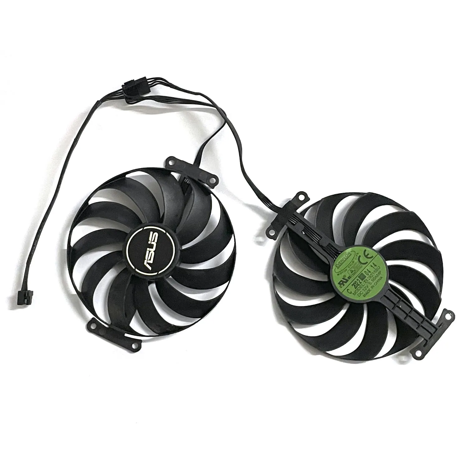 

95MM 5PIN CF1010U12S T129215BU RX6600XT 6700XT GPU FAN FOR ASUS RADEON DUAL RX 6600 6600XT 6700XT graphics card fan