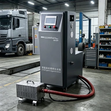 DPF Regeneration Machine High Temperature Thermal Cleaning System Restore Blocked Diesel Particulate Filter For Auto Repair Shop