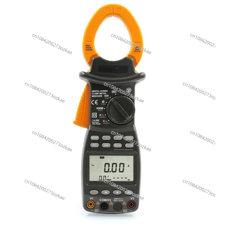 MS2205 Multifunctional Intelligent Three-Phase Clamp Harmonic Power Meter Active and Reactive Visible Power Meter Measurement