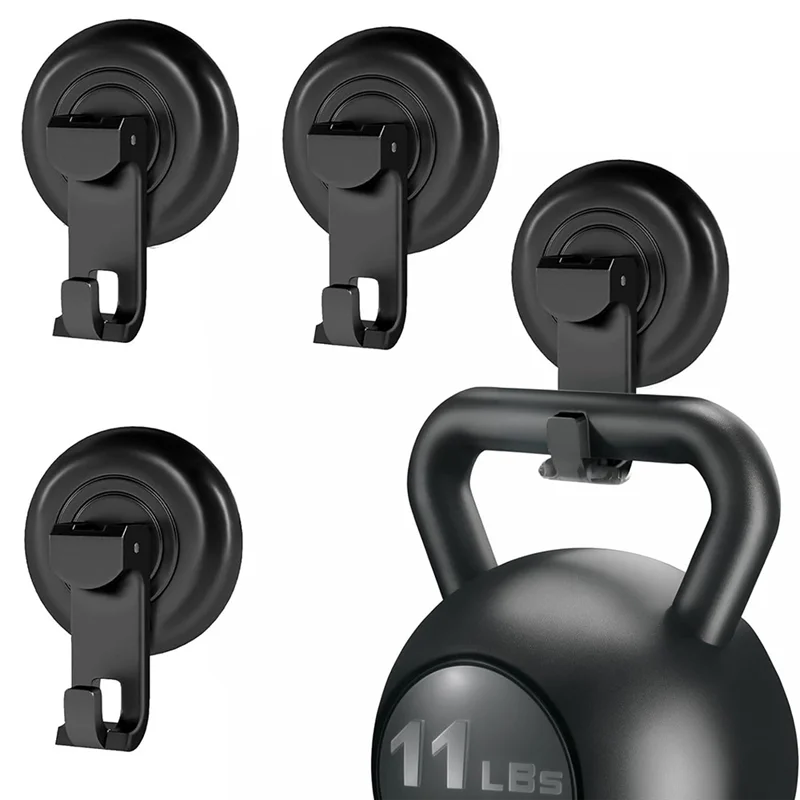 

MOPHE-Shower Hooks Suction Cup, Heavy Duty Suction Cup Hooks For Towel, Loofah (4Pack) Waterproof Hook