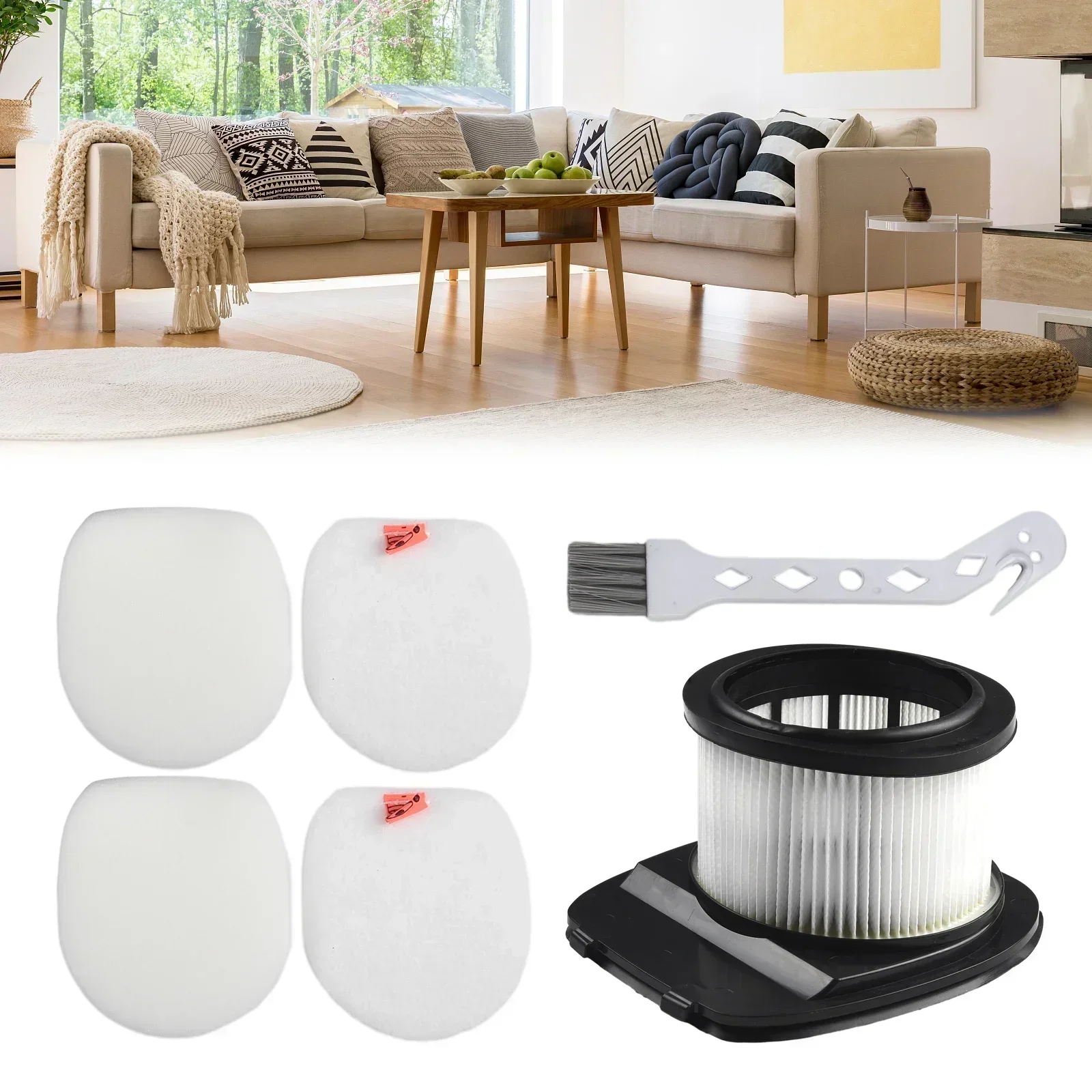 1 Set Filter Kit For Shark IZ201EU IZ201EUT IZ201EUTSB Cordless Vacuum Cleaner Spare Parts Replacement Accessories