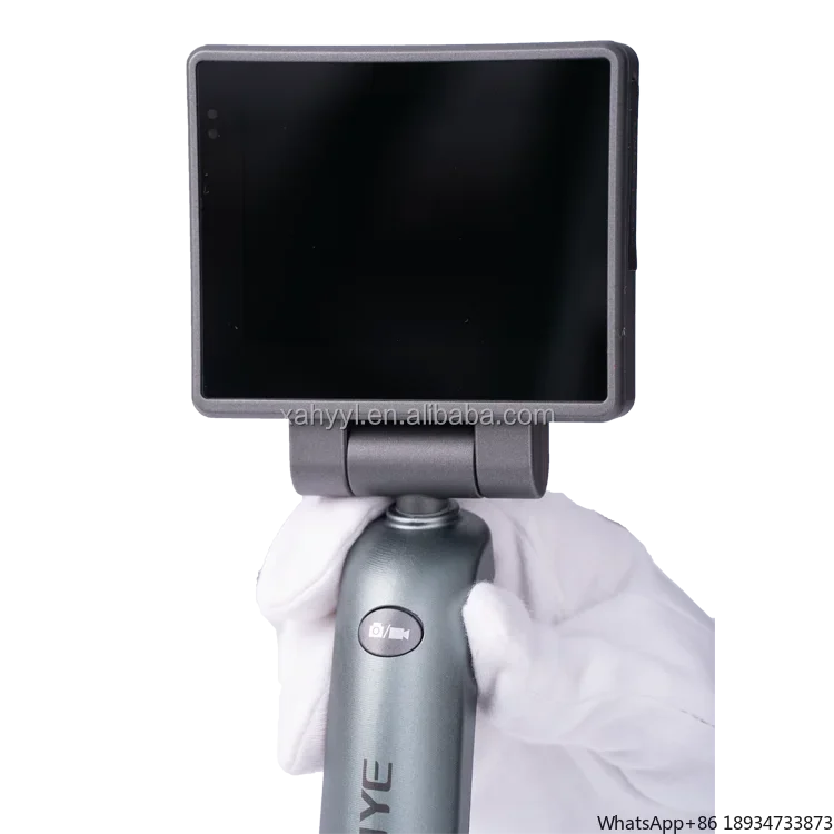 disposable video laryngoscope Hospital ENT Medical device  electronical endoscope with 3.5 inch touch screen