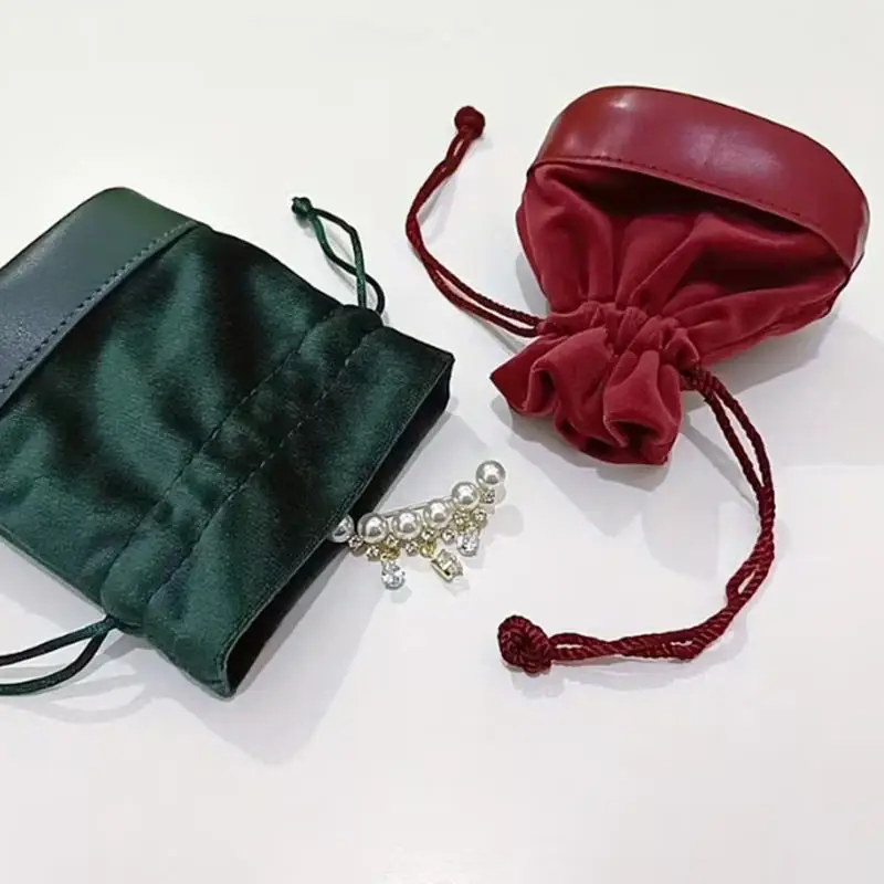 

Multi Purpose Velvet Bundle Pocket portable Jewelry Storage Bag Key Pouches Stationery Packaging Bag travel bag