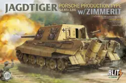 TAKOM 8012 1/35 JagdTiger Sd.Kfz. 186 Porsche Production Type w/Zimmerit Scale Model Kit