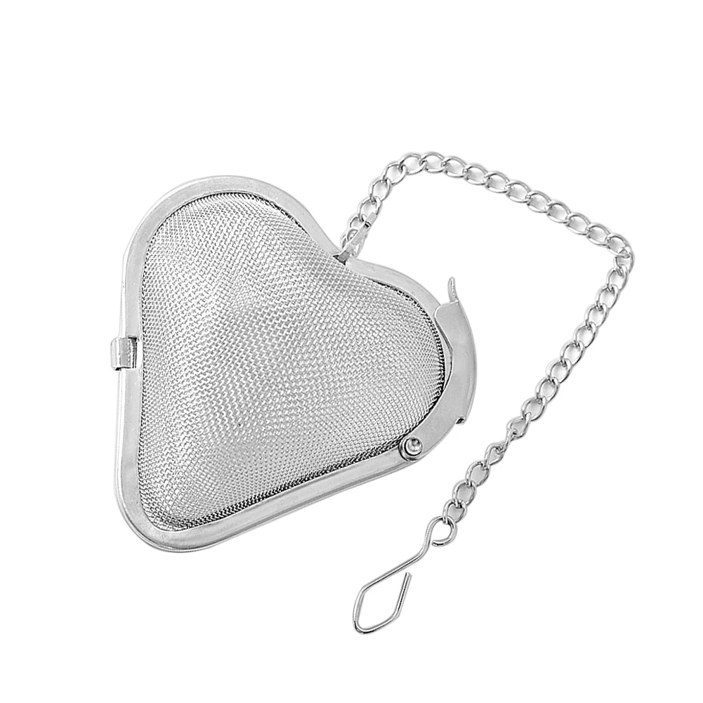 Fine Mesh Tea Strainer Stainless Steel Filter with Chain Teaware Tea Drain Infusers Tools Kitchen Accessories