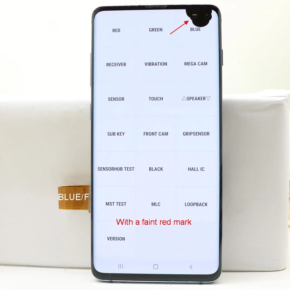 Imagem -03 - Tela de Toque Lcd Super Amoled para Samsung Galaxy S10 Plus G9750 G975f 100 Testes