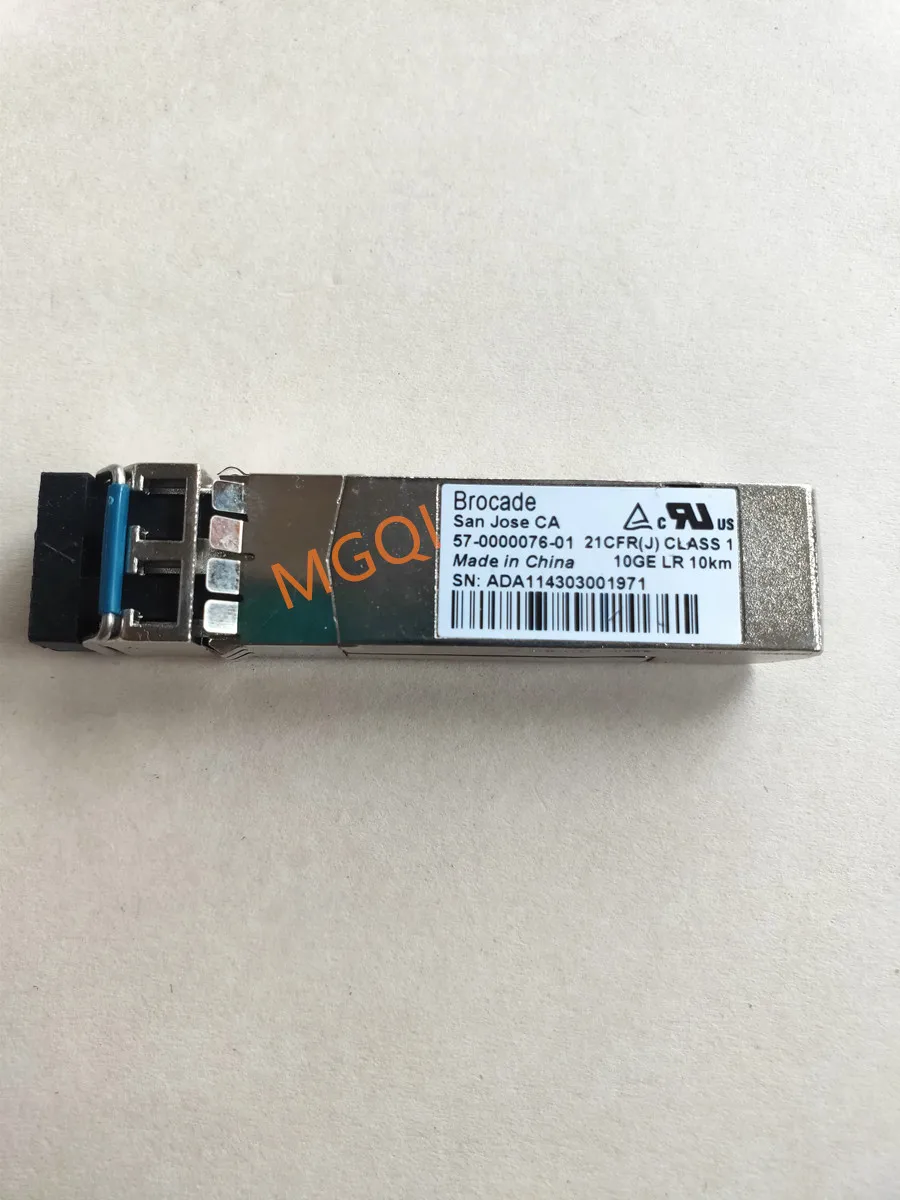 10G  fiber Module Brocade 57-0000076-01/10GE 10km SFP+ LR/10G LR 10KM Single Module Optical Fiber Transceiver/brocade 10g sfp lr