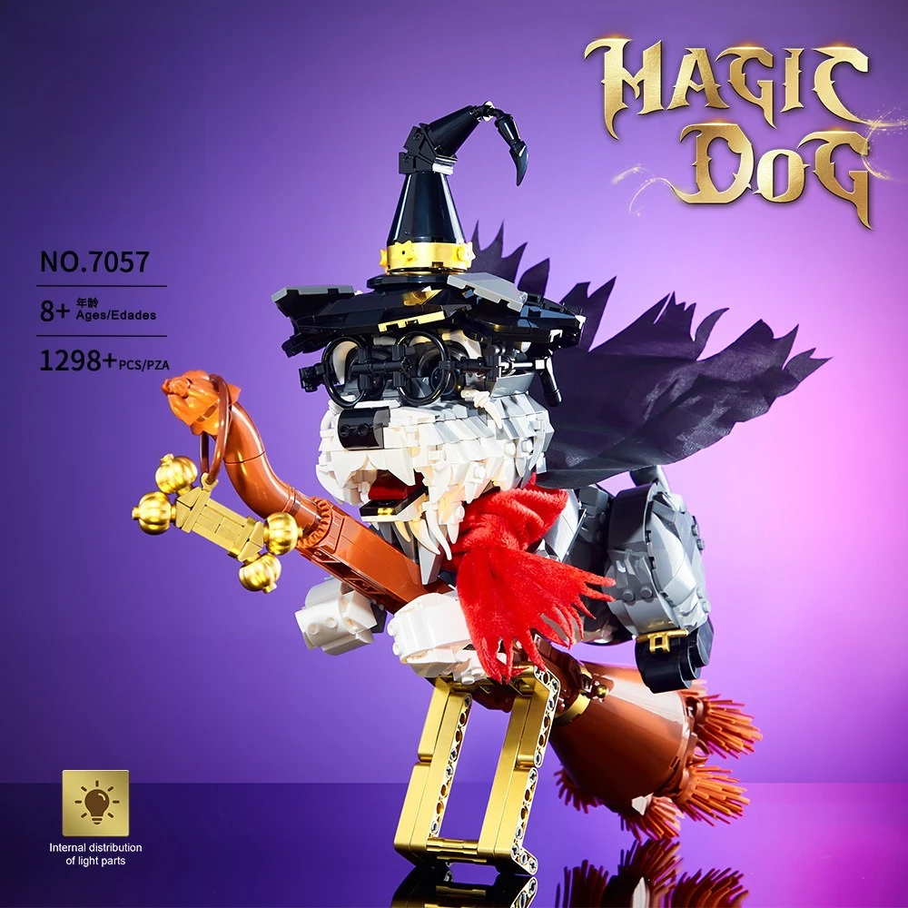 

Wizard Animal Academy Dogs Building Blocks Model Set Magic School MOC Bricks Kit DIY Toys Creative Gifts for Kids Adult 1298pcs